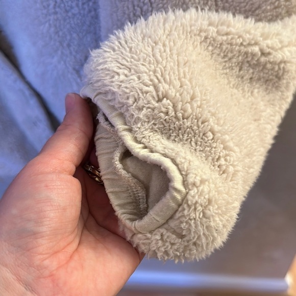 EUC Z Supply Soft Sherpa Jacket in Cream size XS - Picture 5 of 7